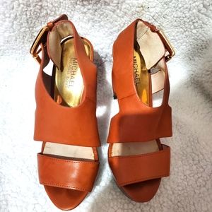 EUC Michael Kors Carla Platform Heels